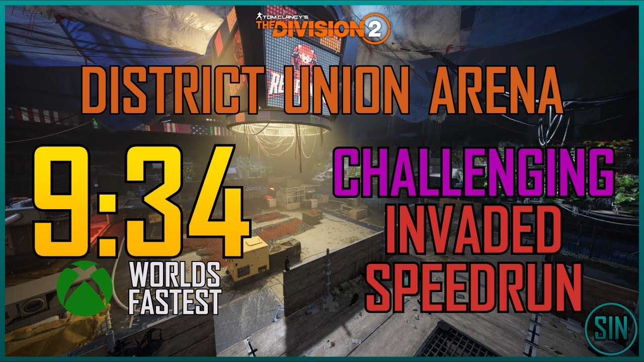 District Union Arena Speedrun - Invaded Challenging - Xbox 9m34