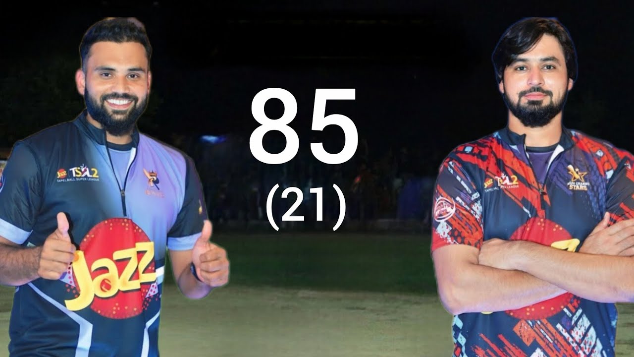 TAMOUR MIRZA VS FAHAD MC || 85 RUNS CHASED BY 21 BALLS || BIG MATCH TAPE BALL CRICKET ||