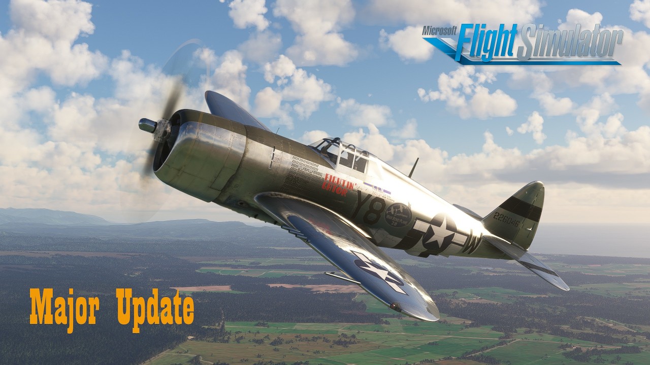 Aeroplane Heaven P-47 Razorback - First Flight After Major Sound Update - Microsoft Flight Simulator