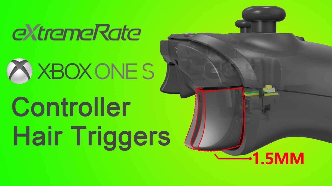 How to make Xbox One S Controller Hair Trigger With eXtremeRate Xbox One S Controller Clicky Kit