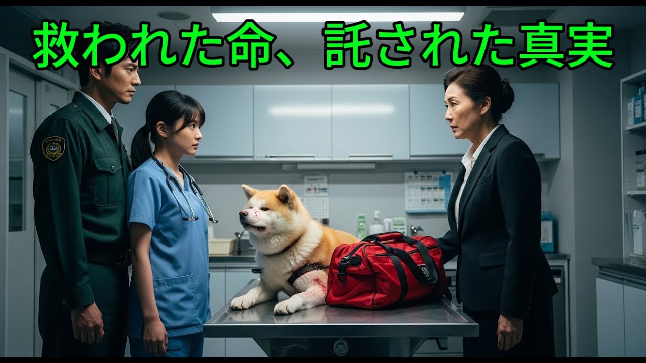 「その犬を安楽死させなさい」嵐の夜、私が拾った秋田犬の口には、警察をも動かす”危険な証拠”が咥えられていた。
