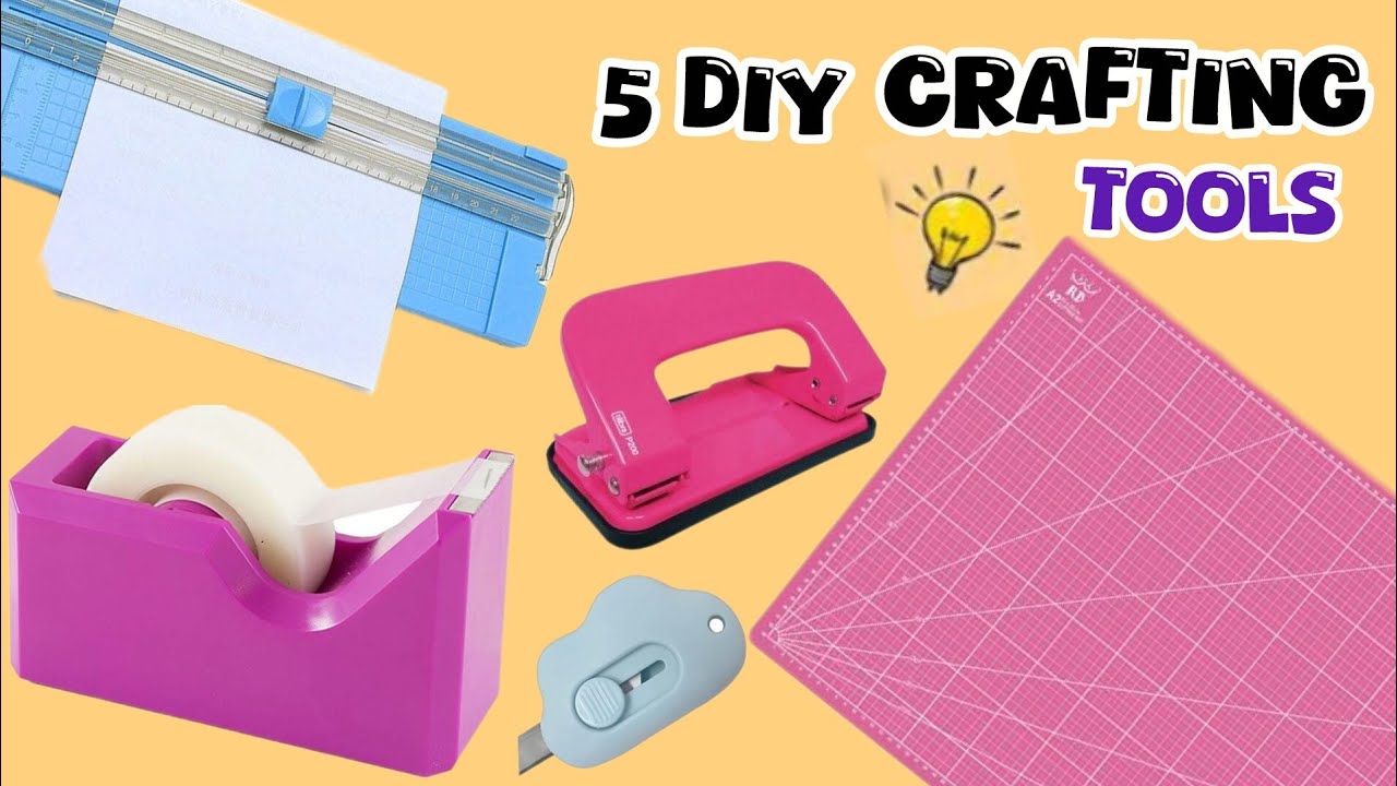 Top 5 Diy crafting Tools🤯 (ocost) 💵 very useful for crafters ✅😯🎉 |Mira unique crafting|