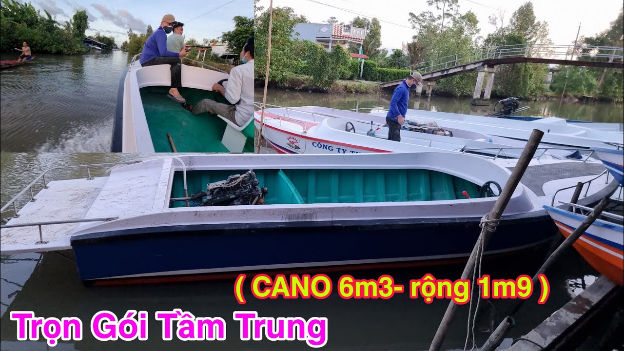 Nhăn Mặt Khi Chạy Thử Tốc Độ Cano 6m3 Lắp Máy 4t86 Cộng Hộp Số Chế