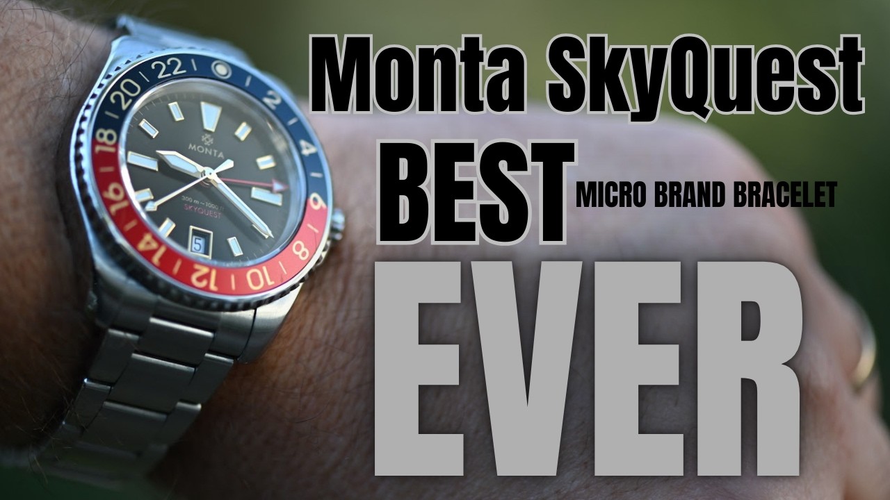 Лучший браслет в мире? Обзор Monta Skyquest! @montawatches8956 #gmt #gmtwatch