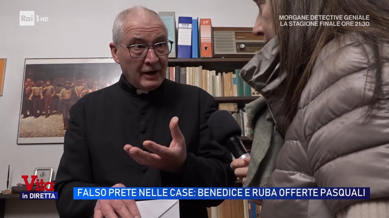 Finto sacerdote chiede offerte pasquali: allarme a Cascina - Vita in diretta 18/03/2026