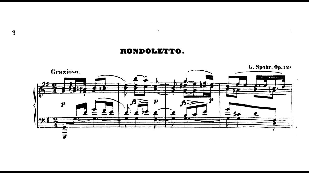 Louis Spohr - Rondoletto, Op.149
