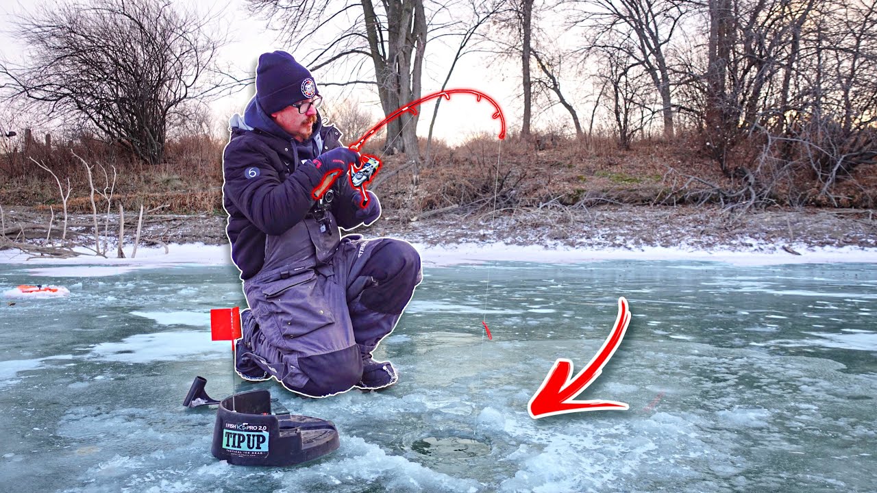 The ONLY FROZEN COVE LEFT Was Hiding RARE FISH!!! (Unexpected Catch)