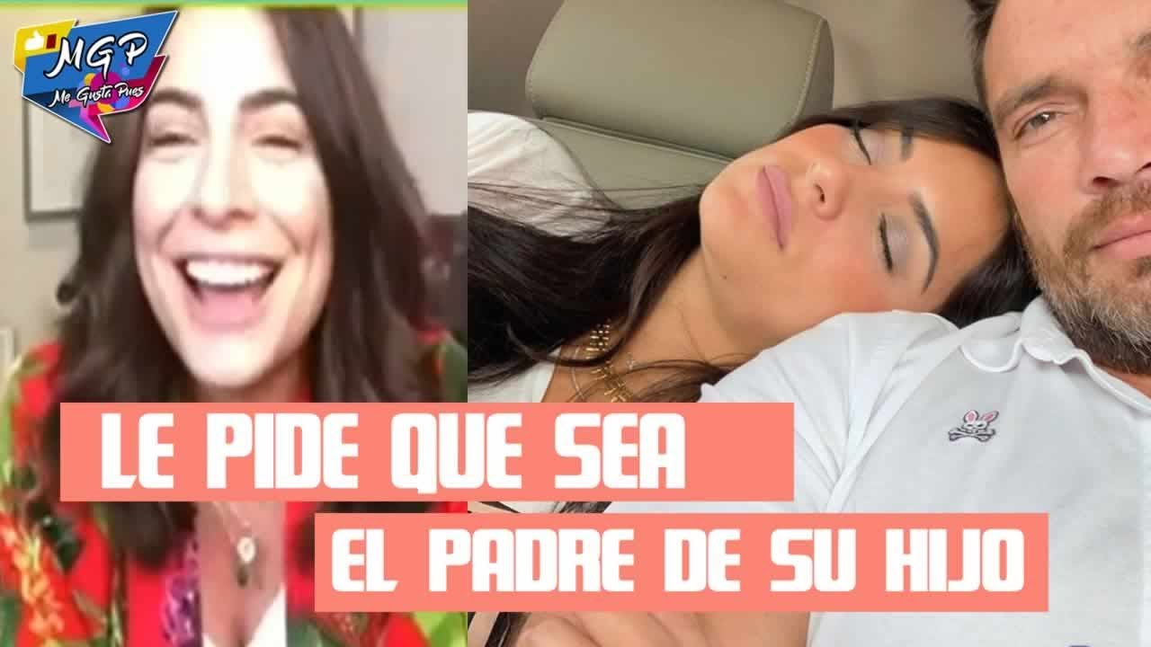 Ana Brenda Contreras, le pide a Julián Gil, que sea el padre de su hijo.