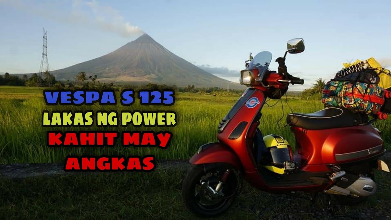 Vespa S125 performance with back ride ( OBR )