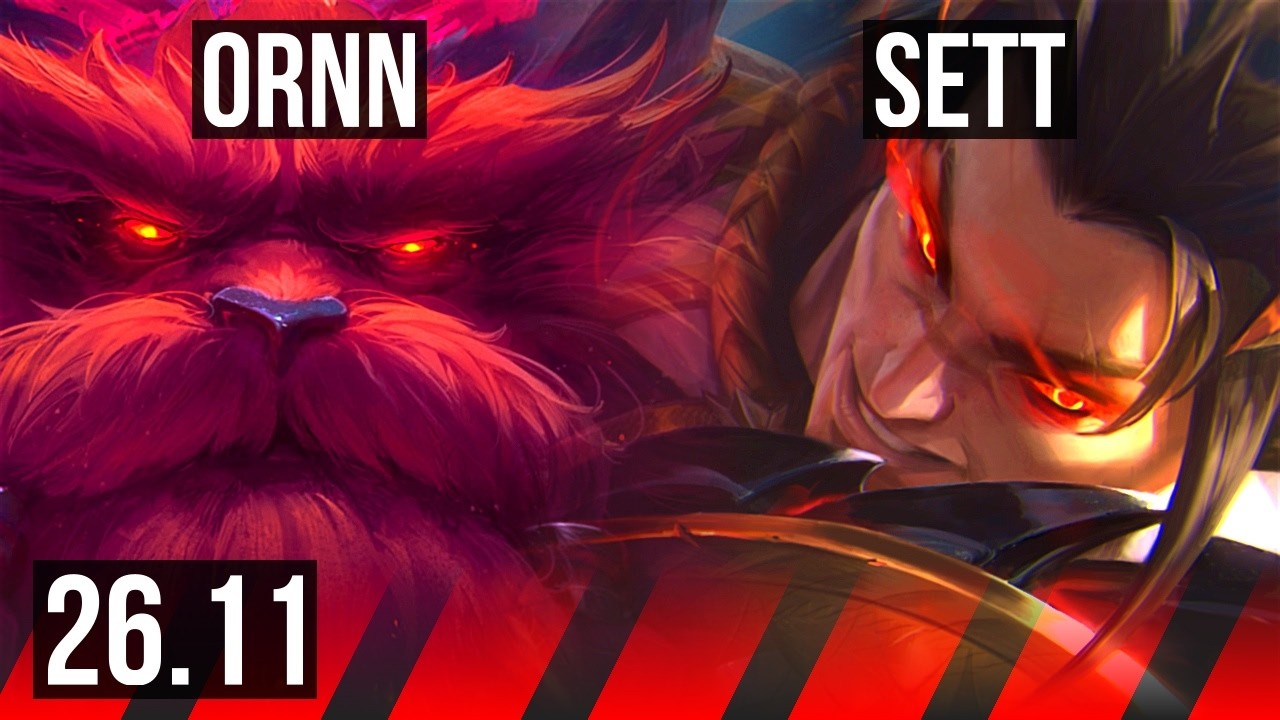 ORNN vs SETT (TOP) | Good KDA: 10/1/11 | EUNE Grandmaster | 26.11