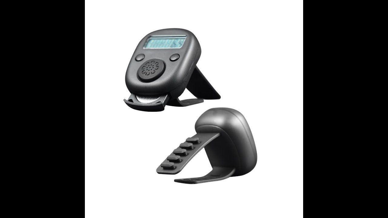 New LCD digital finger tasbih tally counter, tasbeeh finger ring with lock and unlock button