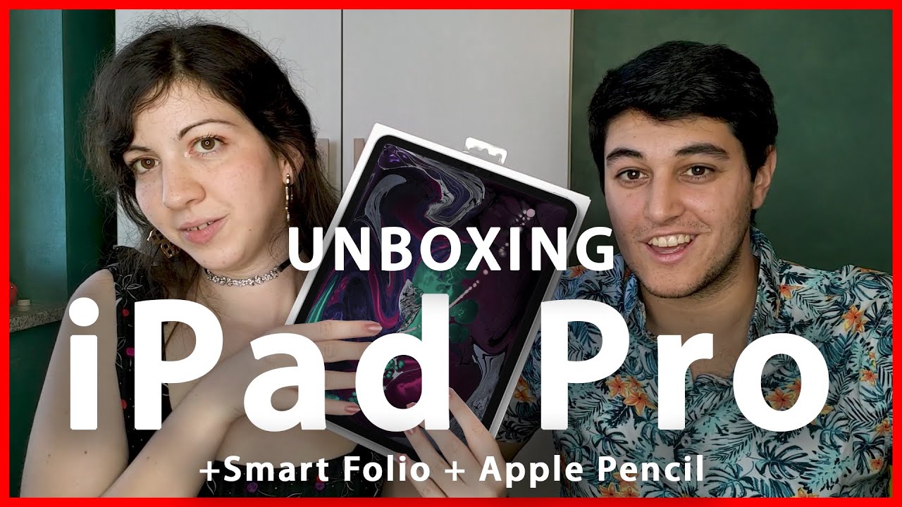 UNBOXING APPLE 🍎 - iPad Pro 12,9 📱 + Smart Folio 💼 + Apple Pencil ✏️