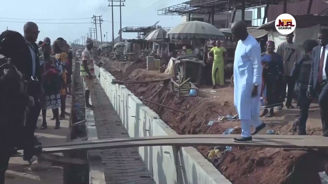 GOV. OKPEBHOLO INSPECT PROJECTS AHEAD OF FESTIVITY
