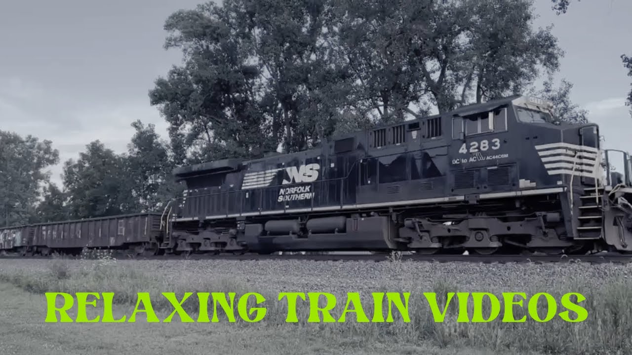 Relaxing Train Videos (with cool music)