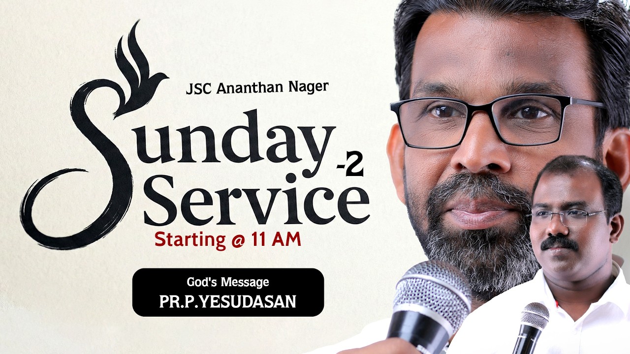 🔴 SUNDAY SERVICE-2  l 01 FEB 2026 | PR.P.YESUDASAN | 11.00 am #praisetv
