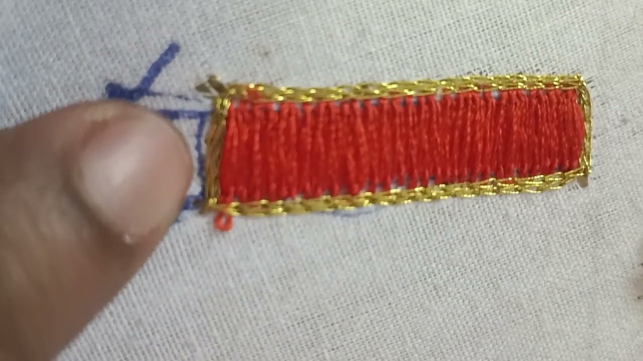 Free aari work class - 22/flat loading straight stitch/#aariwork#freeaariworkclass #aariclass 