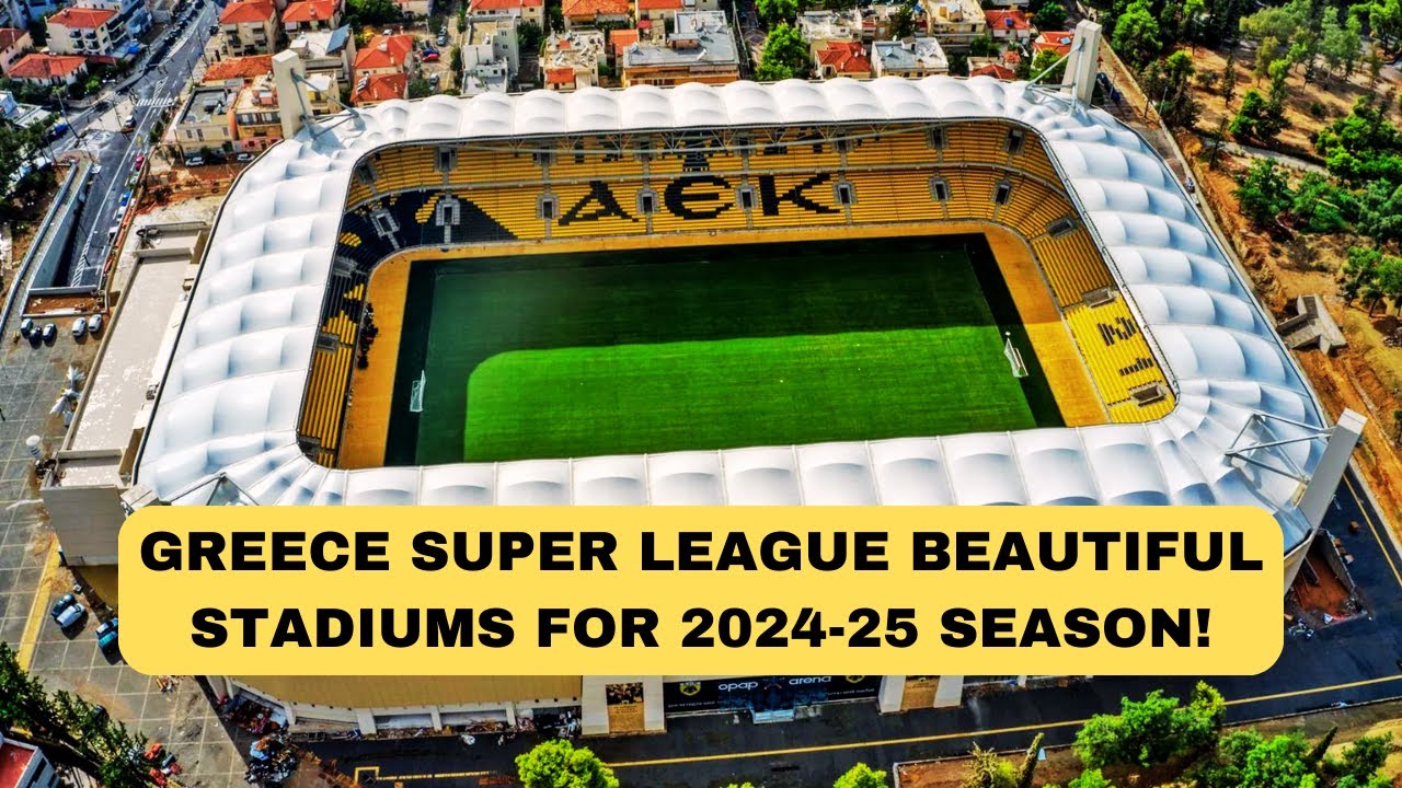 Discovering Greece's MOST ICONIC Football Stadiums Today