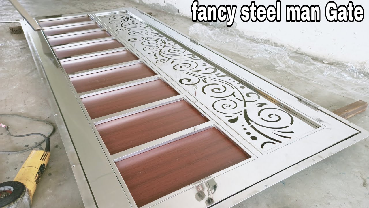 how to making Steel gate / fancy steel Gate / फैंसी स्टील डोर /