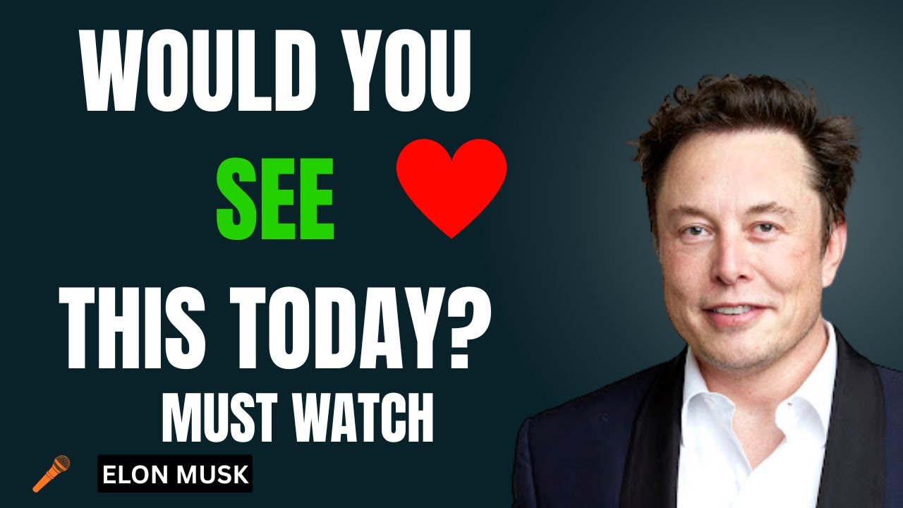 Elon Musk: “Something told me you’d see this today” ❤️ 👀🚀