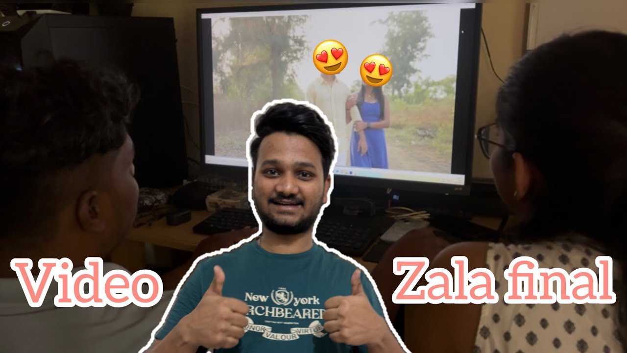 Pre Wedding Video Editing Final 💍 | Our Love Story Before Wedding❤️|#marathivlogs #prewedding #love 