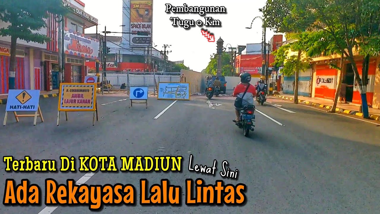 TERBARU!!! Suasana Pembangunan TUGU Titik 0 Km KOTA MADIUN
