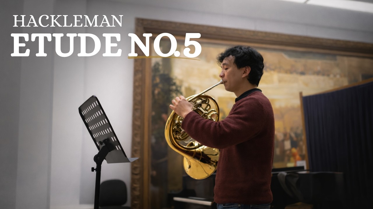Martin Hackleman — 34 Characteristic Etudes for Low Horn Playing, No. 5