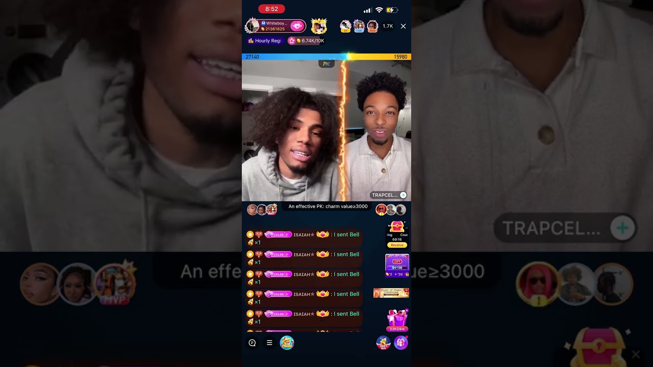 Trapceleb & Messy Maj PK Live gets messy