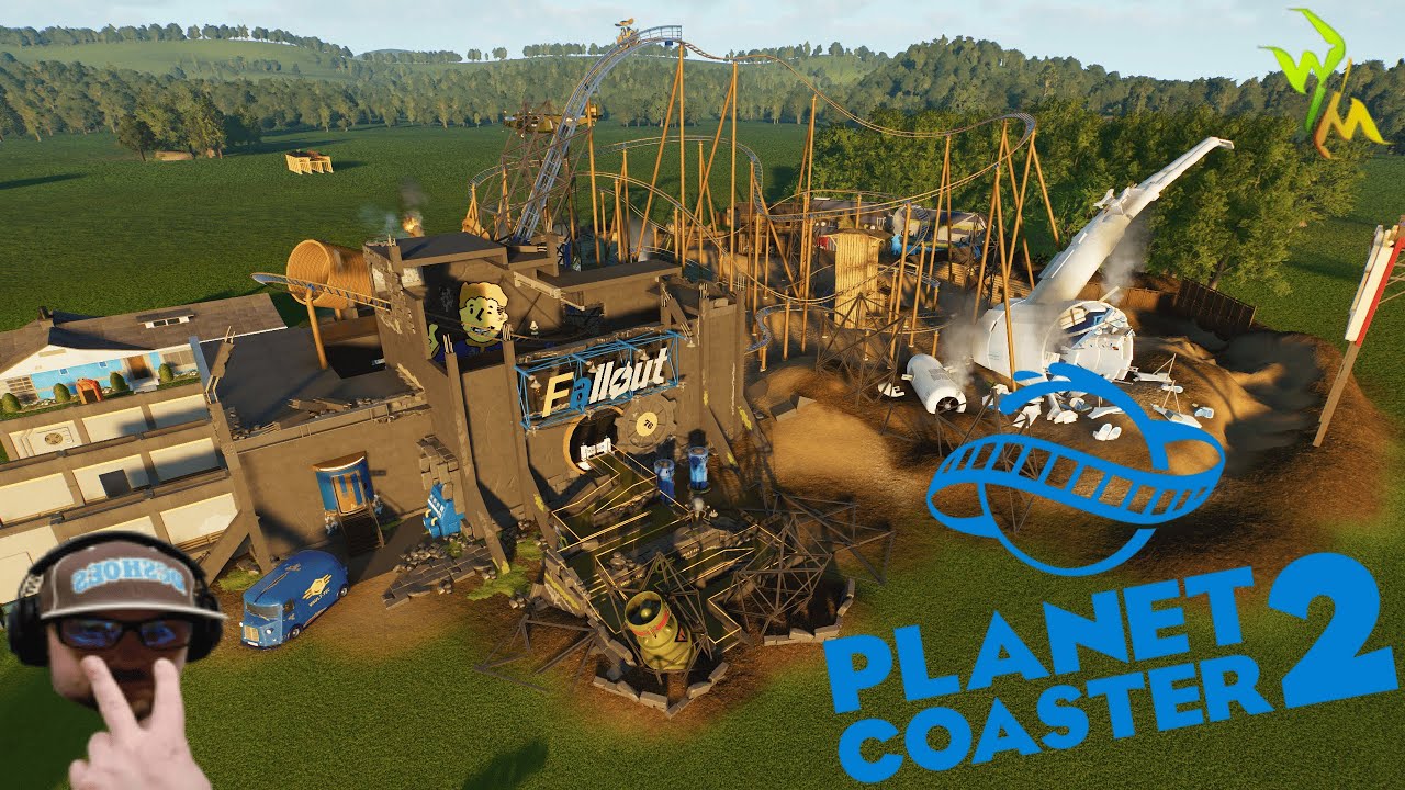 Planet Coaster 2 HEY, VIENS VOIR💥FALLOUT COASTER☢️VAULT-TEC RIDE🎢1/2