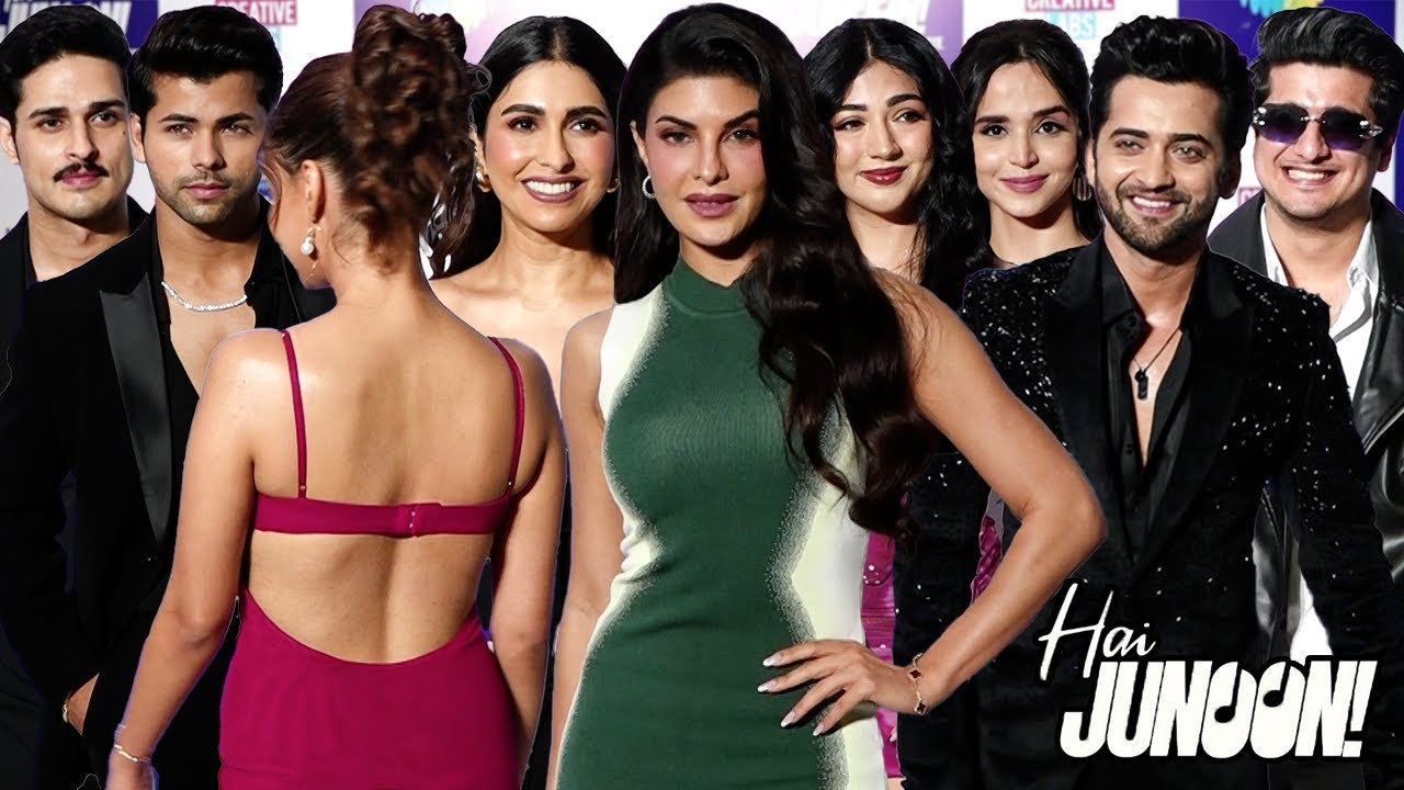 Celebrities Arrive At 'Hai Junoon' Music Launch | Jacqueline,Sumedh Mudgalkar,Siddharth,Priyanka