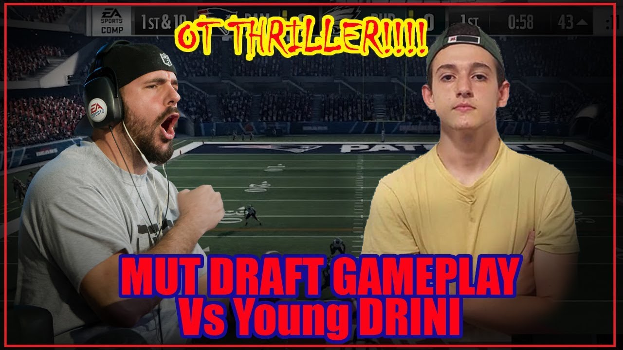 Madden 18 - MUT Draft Gameplay vs Young Drini!! OT HEll game! Crazy Ending