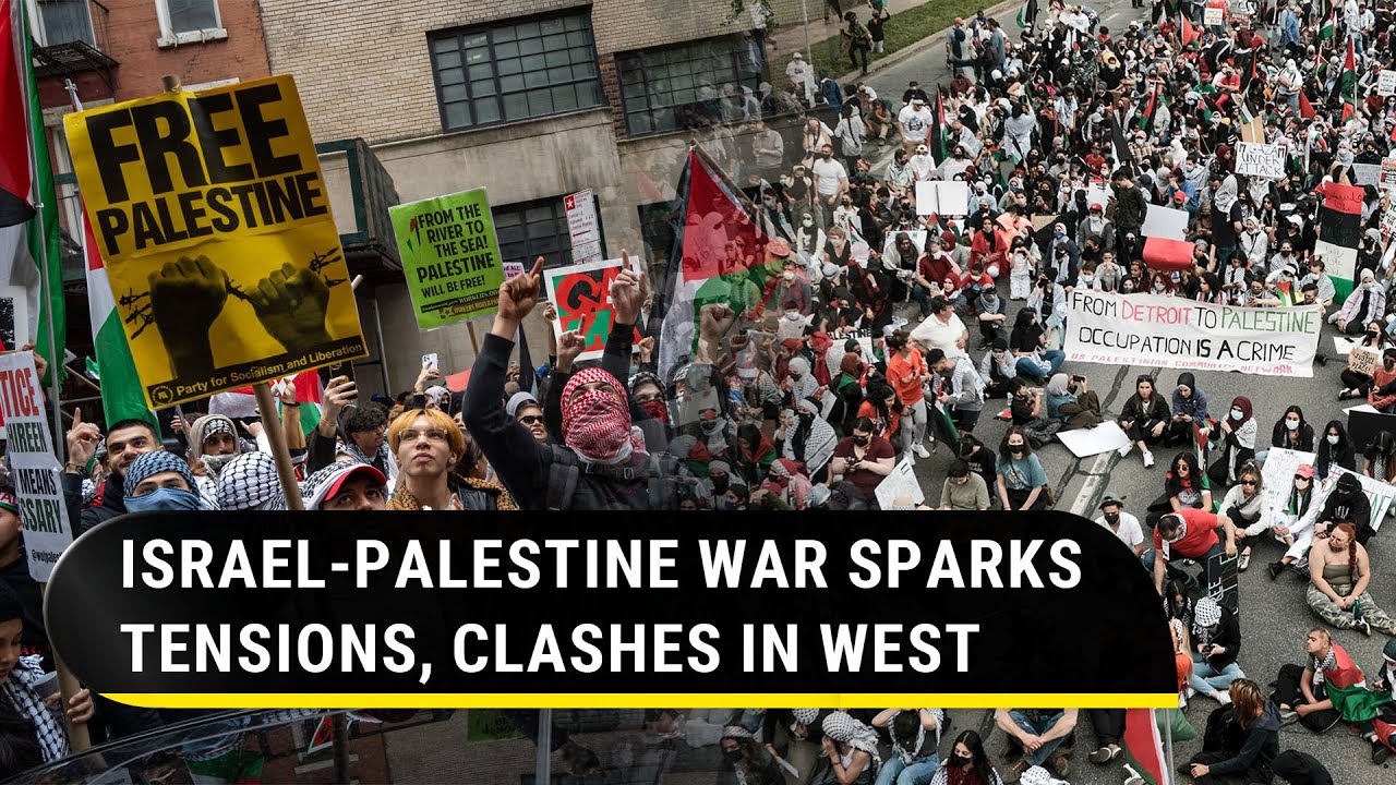Clashes In London, France's Lyon During Palestine Rallies; Protests In Sydney, New York | Watch