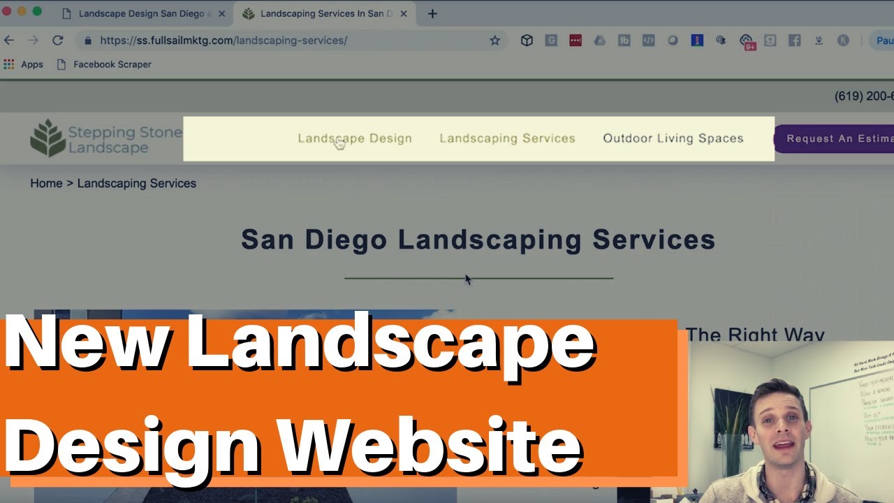 How We Designed A Brand New Landscaping Website