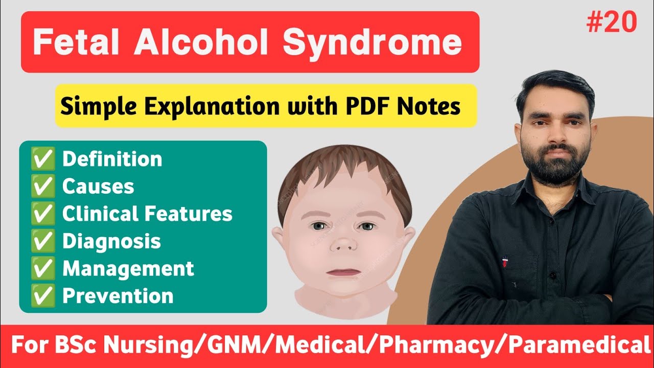 Fetal Alcohol Syndrome in Hindi | Cause, Symptoms, Management & Prevention of Fetal Alcohol Syndrome