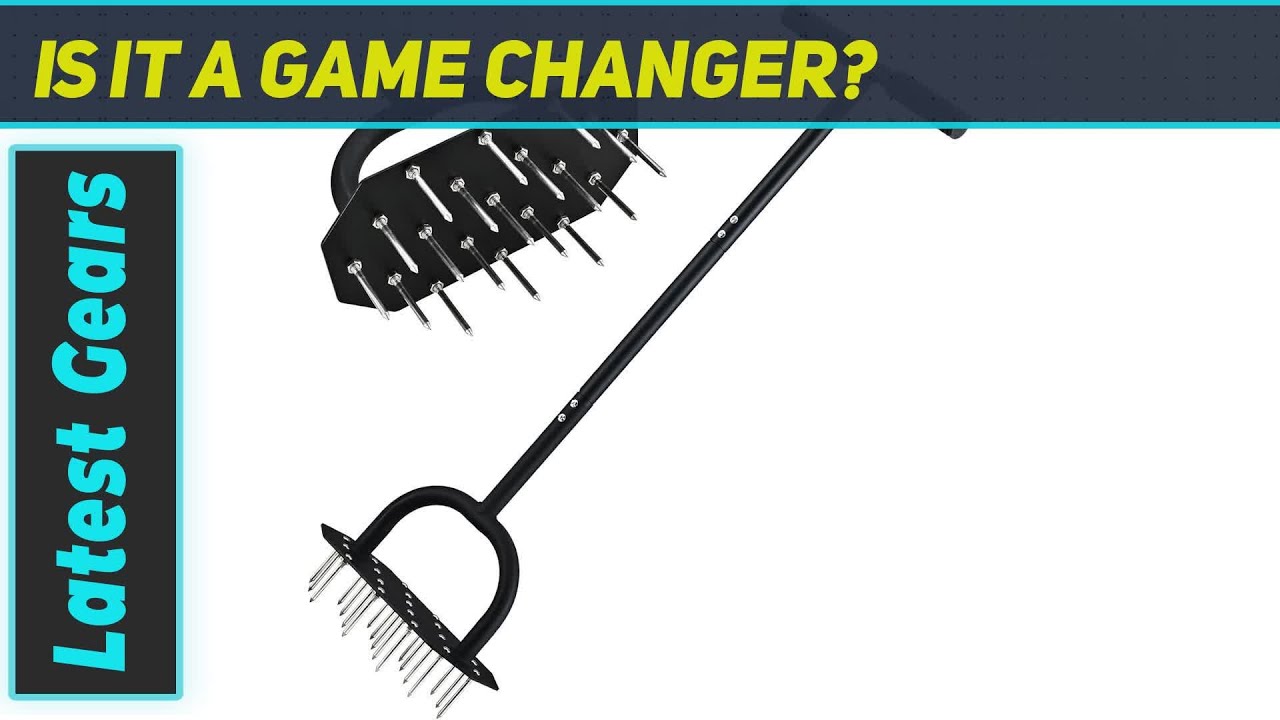Lawn Aerator Spike Metal Manual Dethatching Tool &ndash; Best for Soil Aeration!