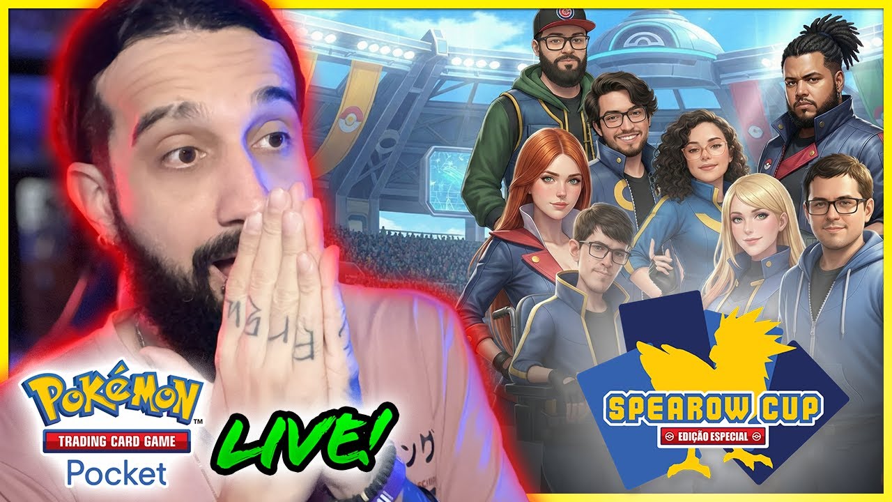 PRIMEIRO TORNEIO DE INFLUENCIADORES no POKÉMON TCG POCKET!!!