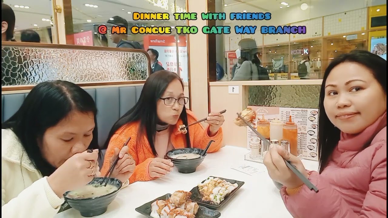 Dinner with friends @ Mr congee