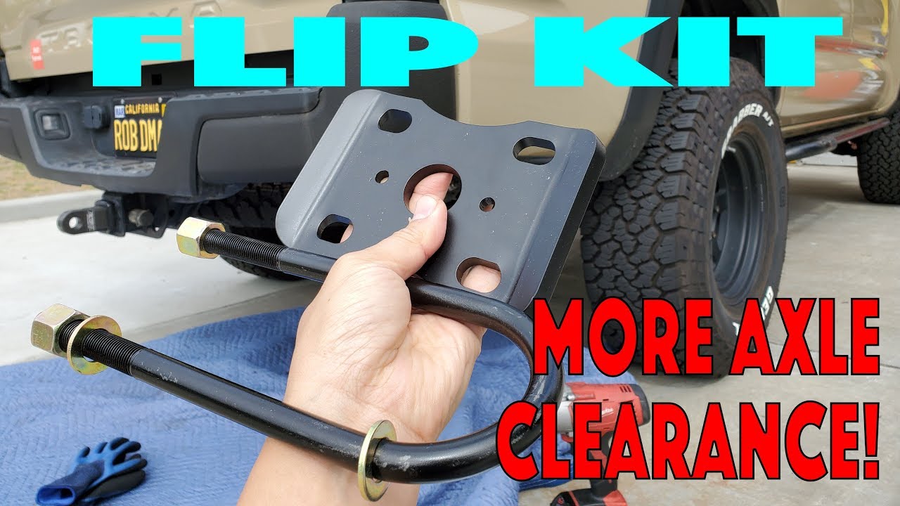 Get More Clearance with a  U-bolt  Flip Kit for Offroading / Overlanding