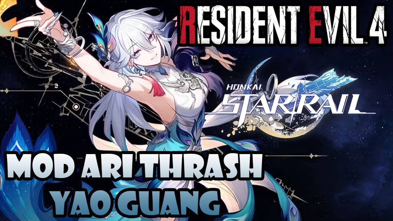 Resident Evil 4 Remake - Mod Ari Thrash Yao Guang Honkai Star rail - Mercenaries 3D Style Village -