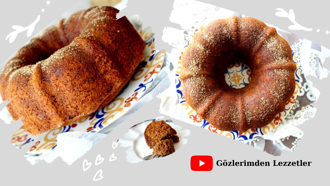💥Lezzeti Zengin, Yumuşacık Hurmalı ve Hurma Özlü Kek 💯