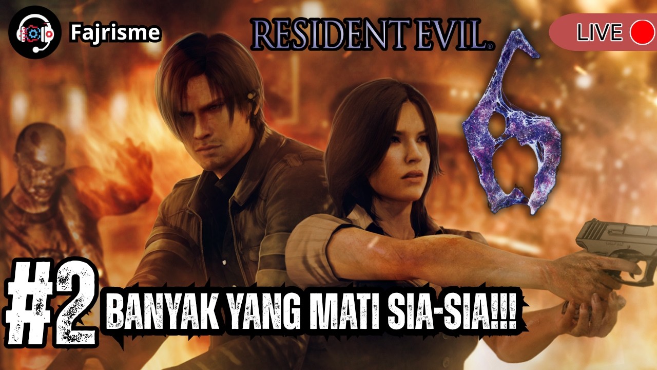 [🔴] PERJALANAN LEON MASIH BELUM SELESAI!! - Live Resident Evil 6 #mediashareon