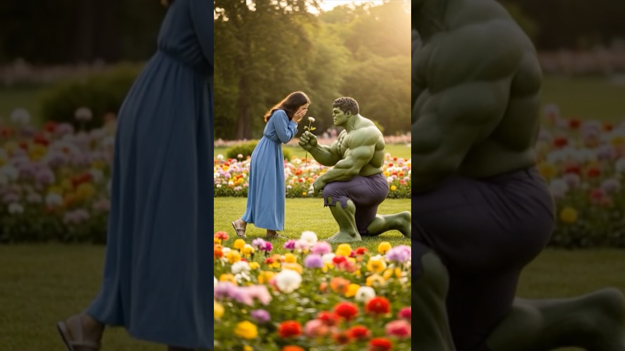 Hulk and his girlfriend 💌 