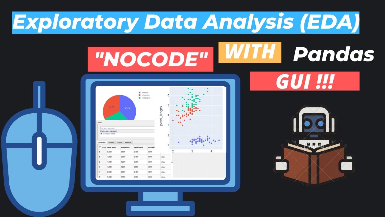 Python PandasGUI For Exploratory Data Analysis (EDA)| Data Analysis Using Mouse |PandasGUI Tutorial
