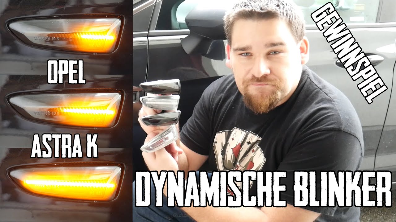 Dynamische Seitenblinker - Vergleich mit alten Blinker - Opel Astra K ST - Turn Signal Lights