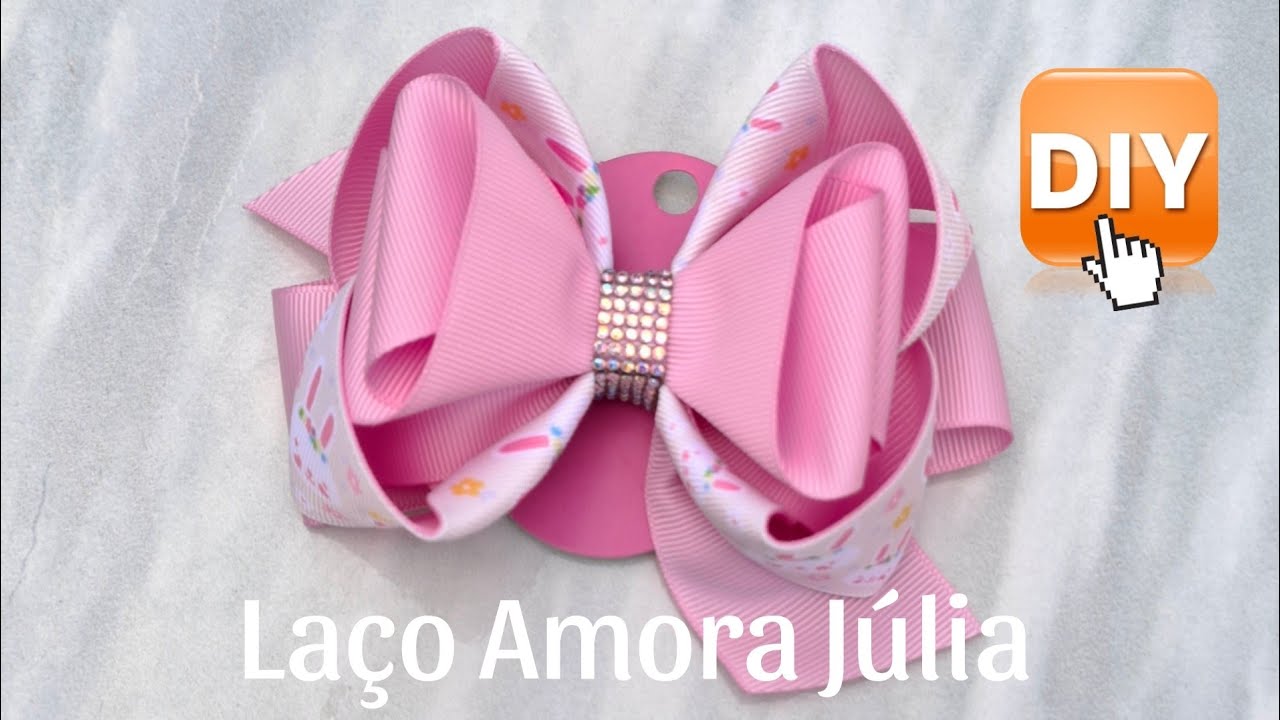 LAÇO Amora JÚLIA❤️ Lindo, SUPER Fácil✅️