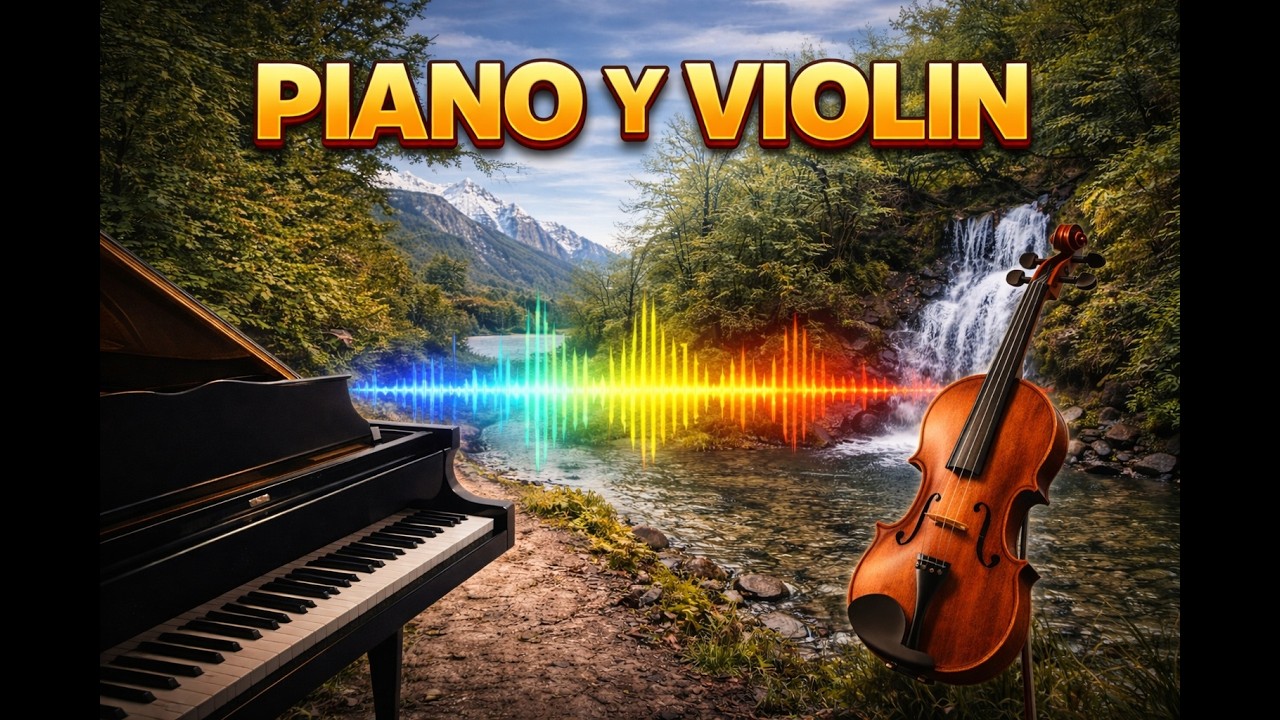 Piano y Violín instrumental 🎹🎻 Música para Estudiar, Concentrarse y Sentir Paz