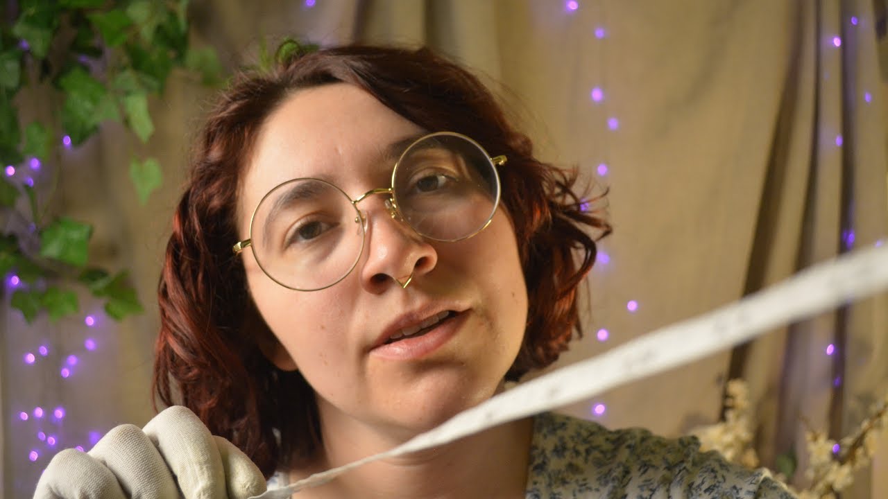 ASMR Caring For Your Butterfly Wings 🦋 measuring, personal attention & ambient spring sounds