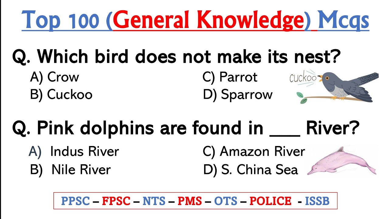 Top 100 Important General Knowlegde Mcqs in Urdu| most important gk mcqs for ppsc fpsc nts uts issb