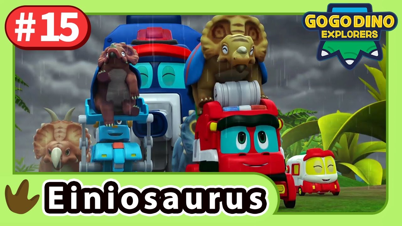 GOGODINO EXPLORERS | EP15 Einiosaurus with A Bent Horn | Dinosaur | Kids | Cartoon | Season 4