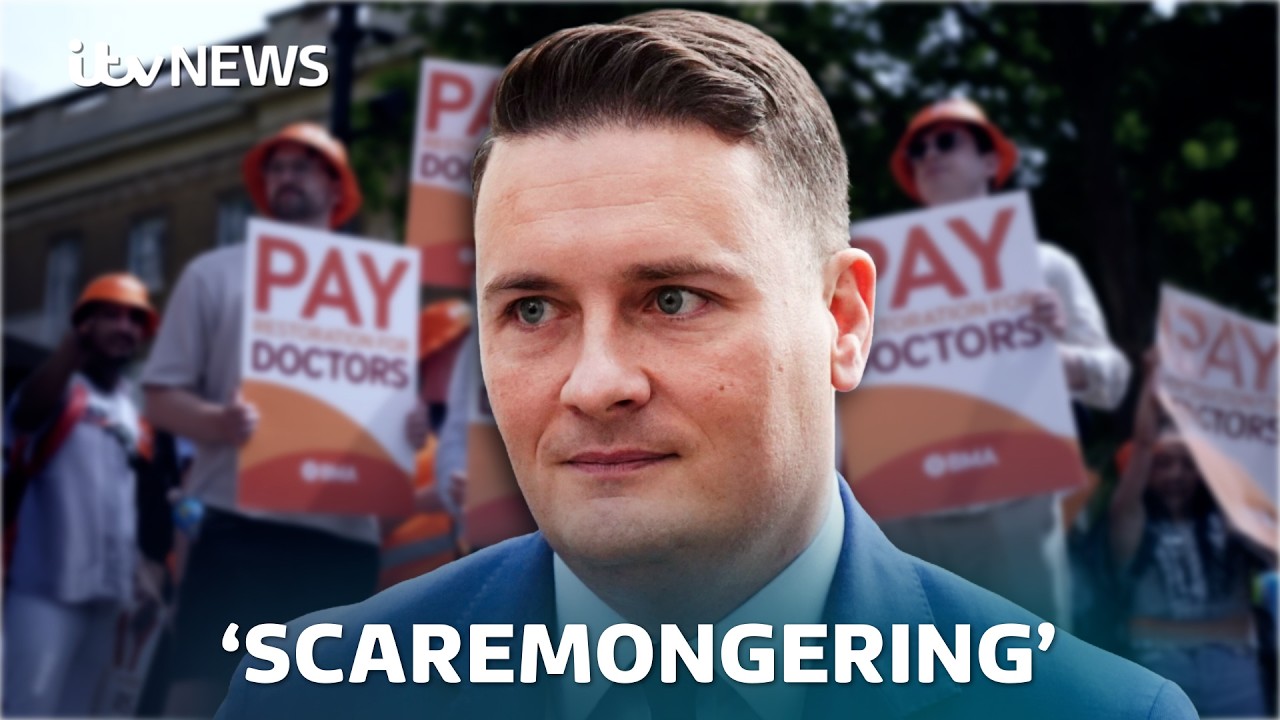 'Utterly irresponsible': BMA accuses Streeting of scaremongering over doctor strike | ITV News