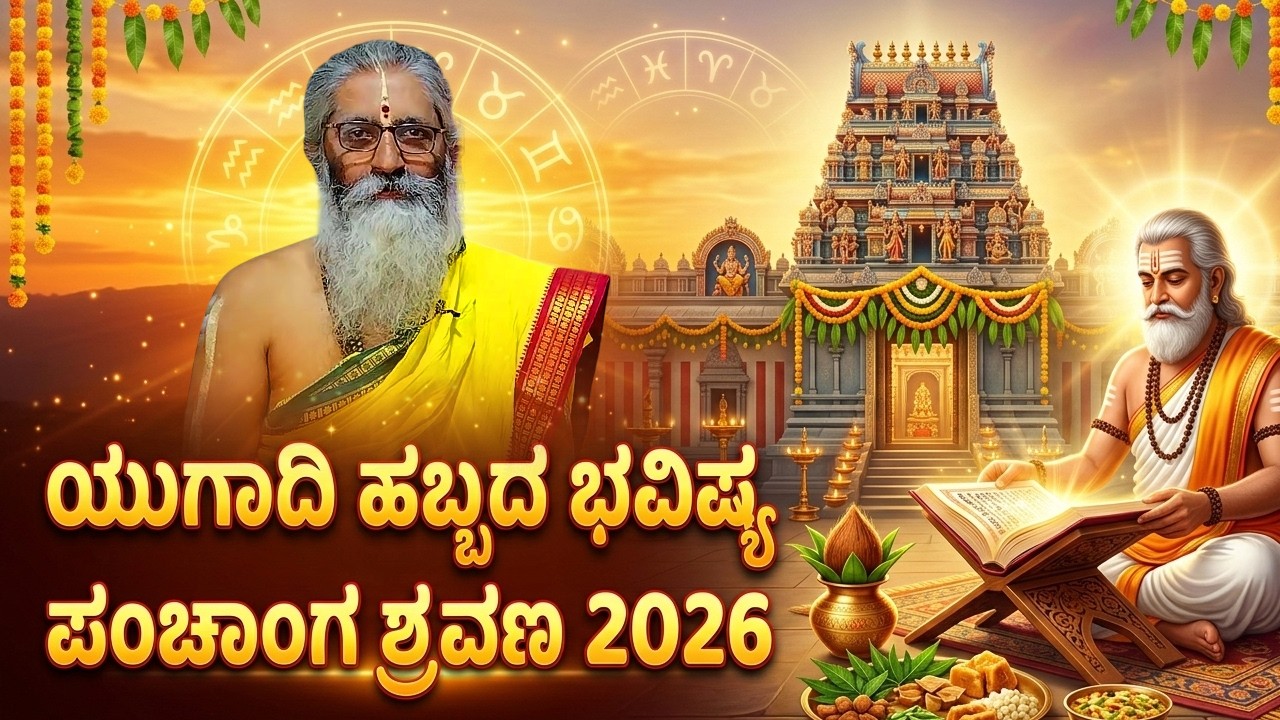 ಯುಗಾದಿ ಹಬ್ಬದ ಭವಿಷ್ಯ ಪಂಚಾಂಗ ಶ್ರವಣ 2026 #dattapeetham